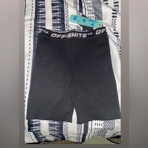 Off white bicycle shorts
